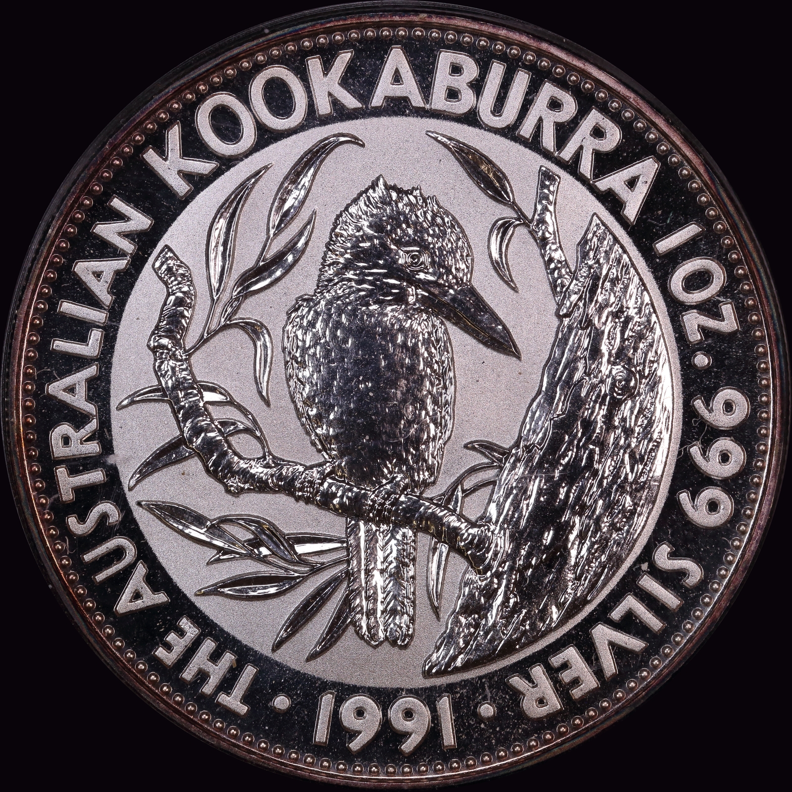 1991 Silver One Ounce Unc Kookaburra Coin product image