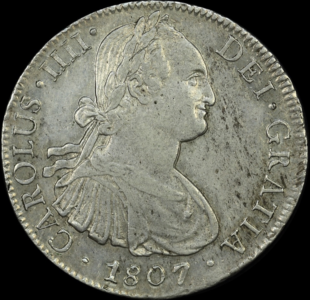 Mexico 1807 Silver Eight Reales  KM# 109 PCGS AU58 product image