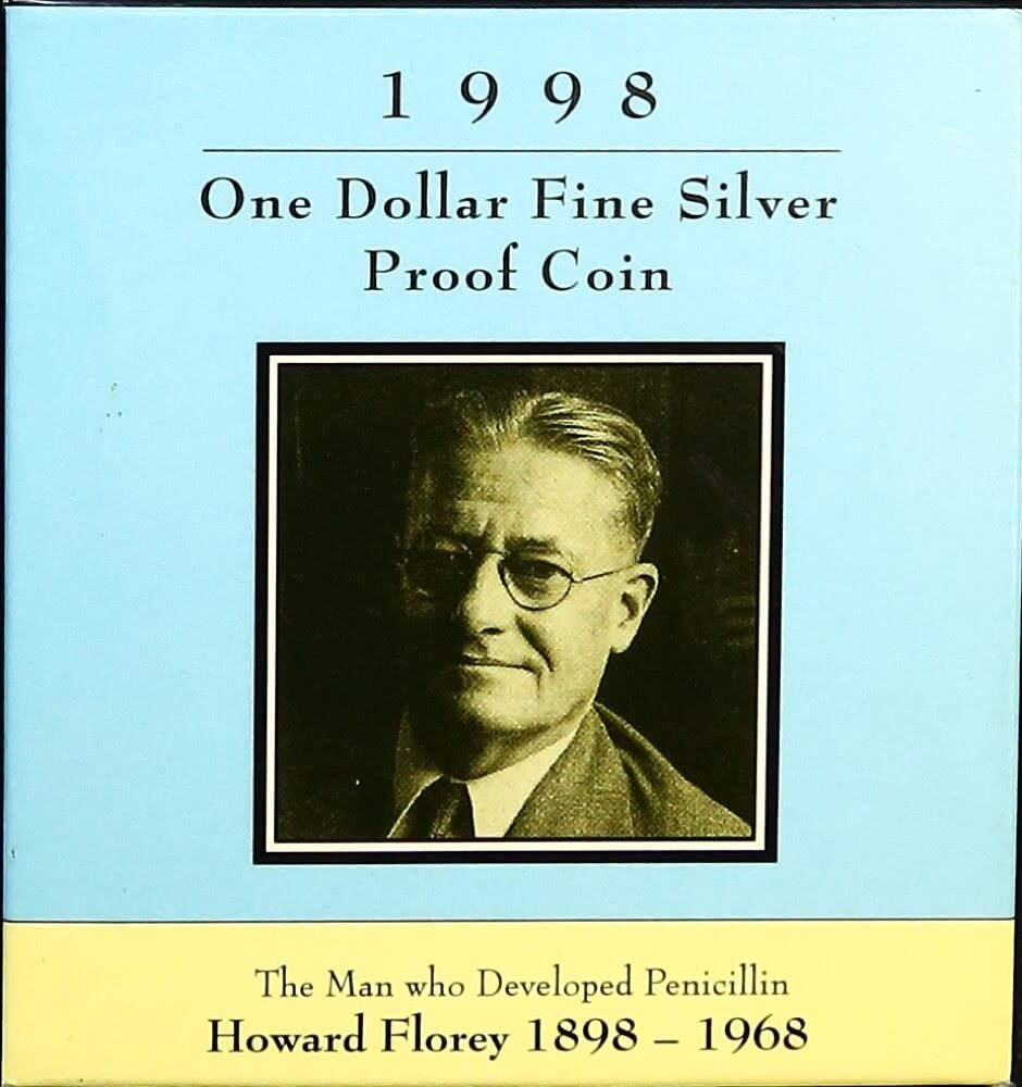1998 One Dollar Silver Proof Coin Howard Florey product image