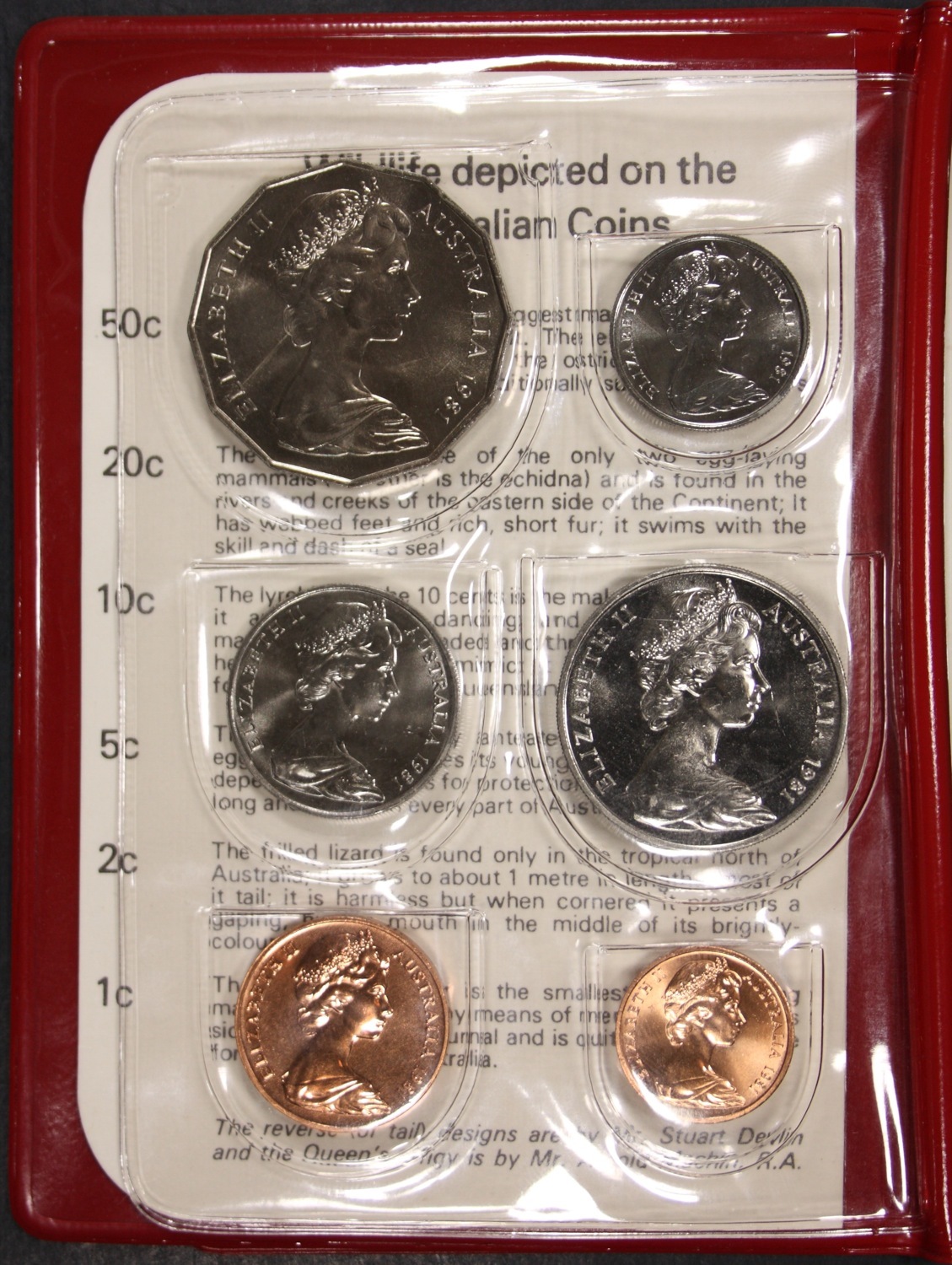 Australia 1981 Uncirculated Mint Coin Set product image