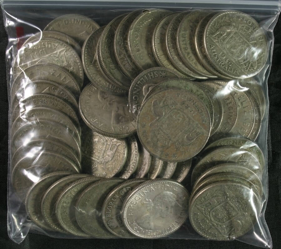 Australian junk silver coins