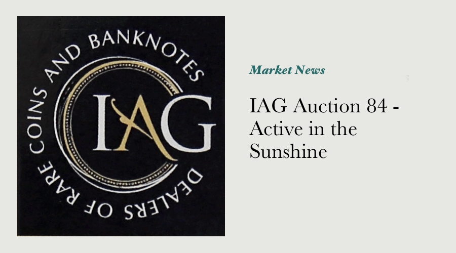 IAG Auction 84 - Active in the Sunshine