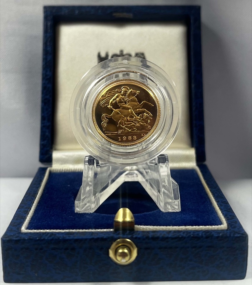 United Kingdom 1983 Half Sovereign Proof in Case product image