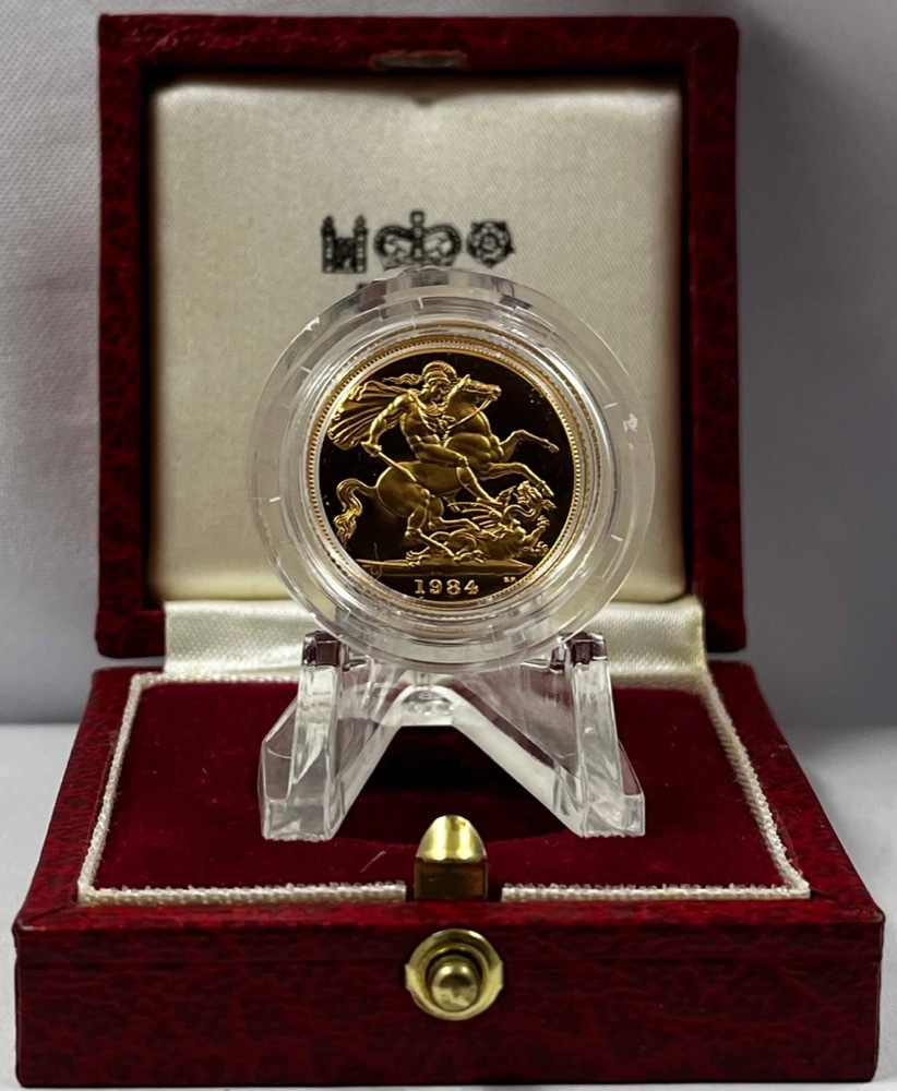 Great Britain 1984 Sovereign Proof in Case product image