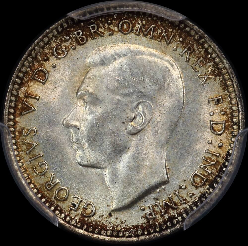 1942-S Threepence Choice Unc (PCGS MS64)