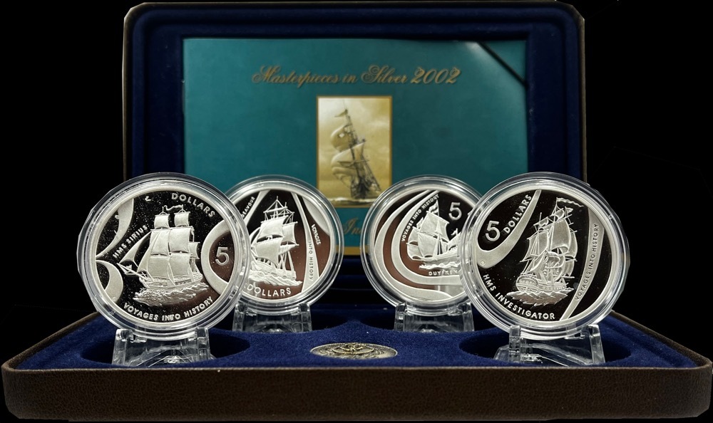 2002 Masterpieces in Silver Voyages Into History - Damaged Packaging