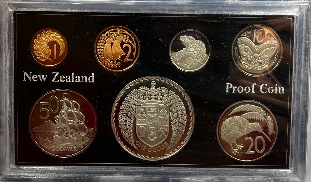 New Zealand 1976 Proof Coin Set  product image