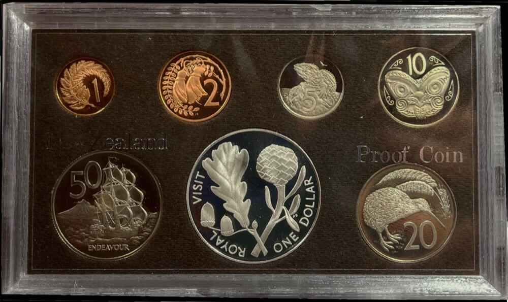 New Zealand 1981 Proof Coin Set - Royal Visit product image