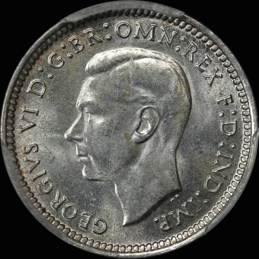 1943-S Threepence Choice Unc (PCGS MS64)