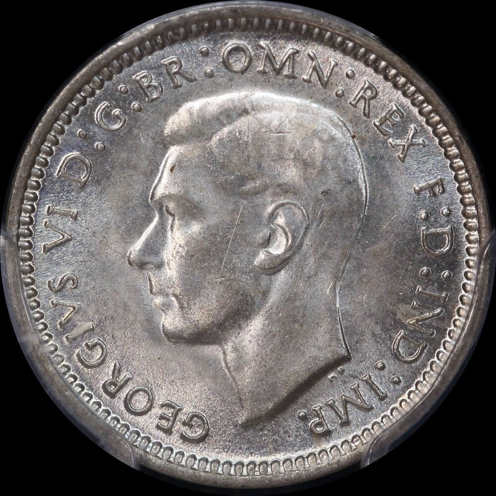 1944-S Threepence Choice Unc (PCGS MS64)