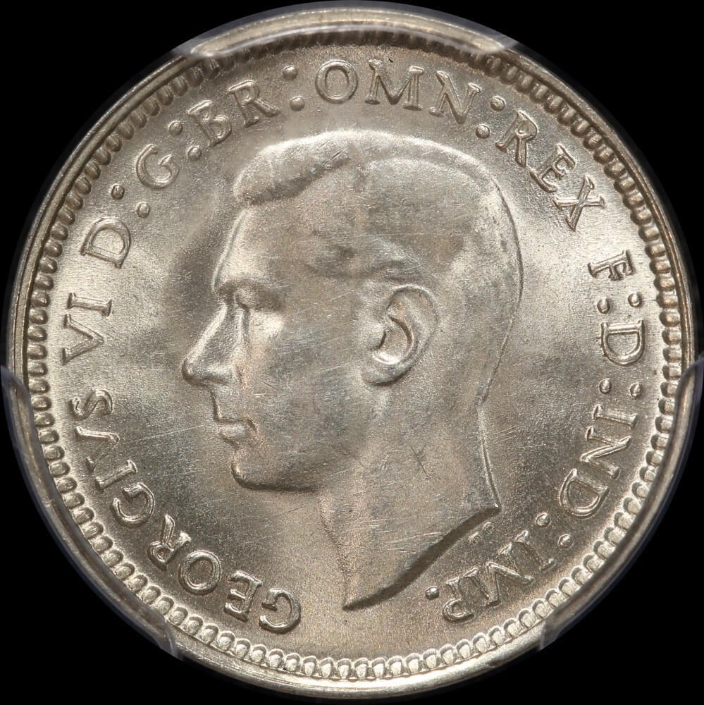 1944-S Threepence Gem Unc (PCGS MS66)