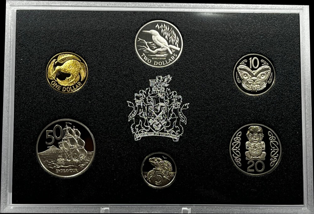New Zealand 1993 Proof Coin Set - Kingfisher product image
