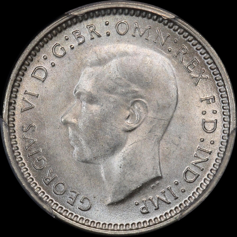 1948 Threepence Choice Unc (PCGS MS64)