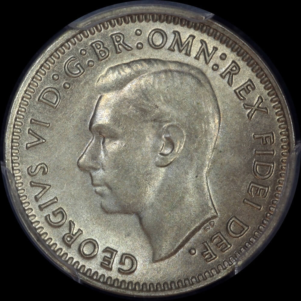 1949 Threepence Gem Unc (PCGS MS65)