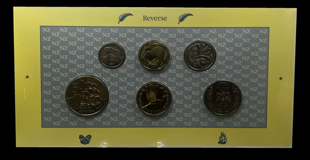 New Zealand 1990 Uncirculated Coin Set product image