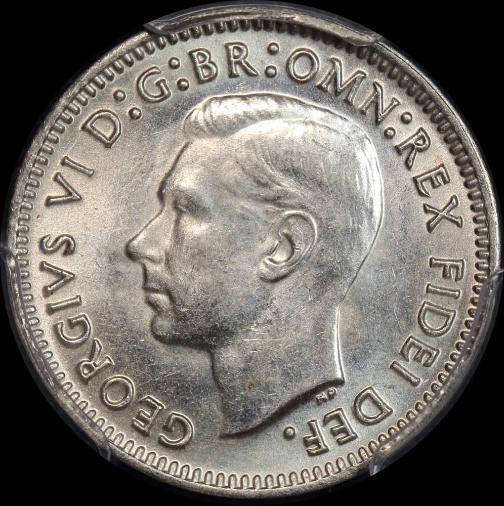 1950 Threepence Choice Unc (PCGS MS63)