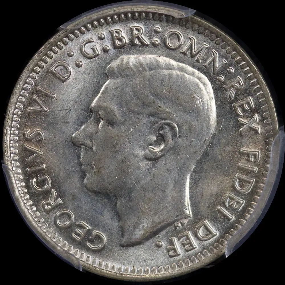 1950 Threepence Choice Unc (PCGS MS63)