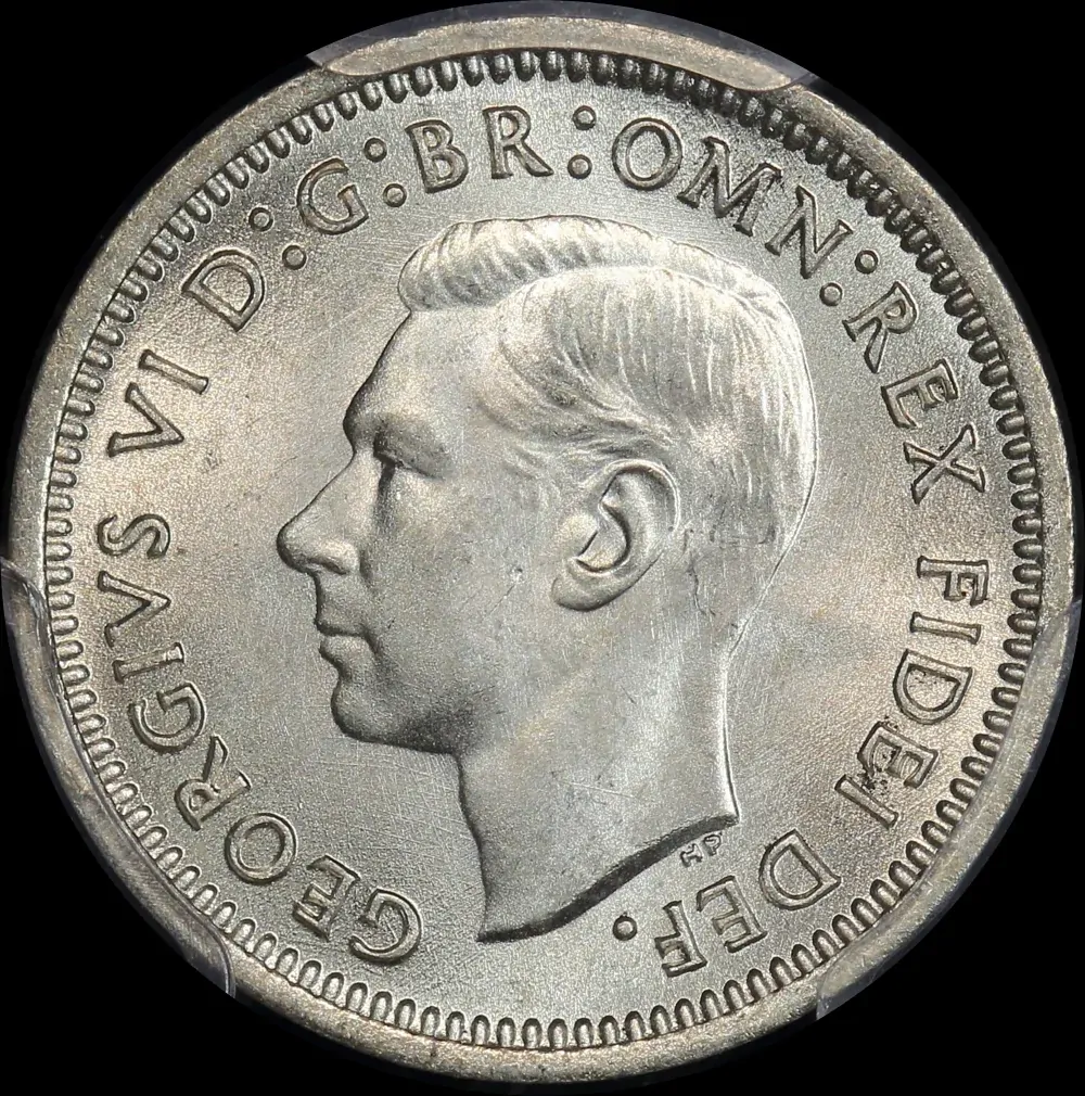 1951-PL Threepence Gem Unc (PCGS MS65)