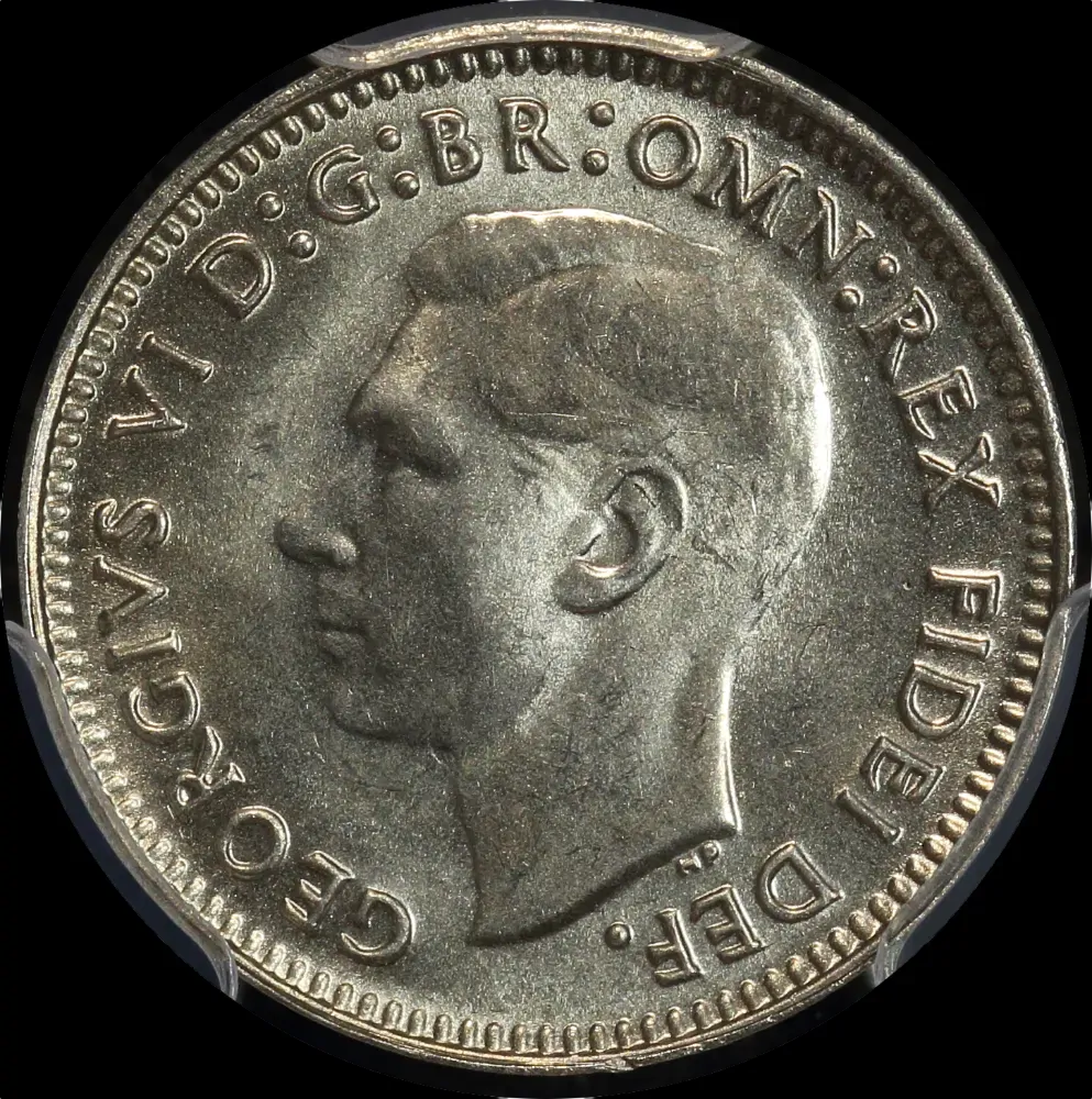 1952 Threepence Choice Unc (PCGS MS64)