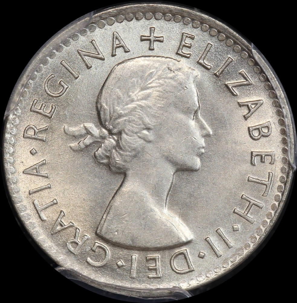 1953 Threepence Choice Unc (PCGS MS64)