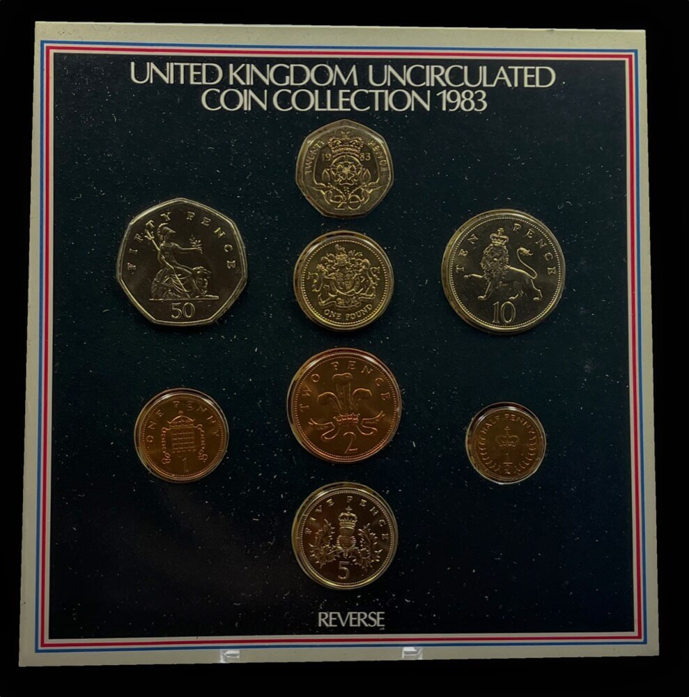 United Kingdom 1983 Uncirculated 8 Coin Set product image