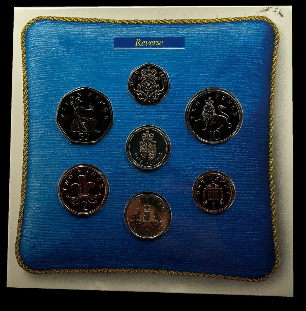 United Kingdom 1988 Uncirculated 7 Coin Set product image