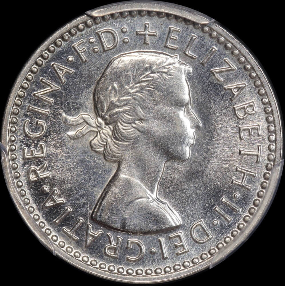 1955 Melbourne Proof Threepence PCGS PR65