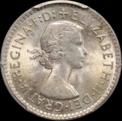 1956 Threepence Choice Unc (PCGS MS64) product image