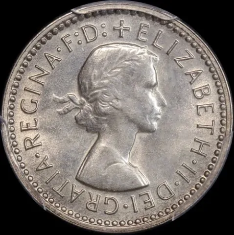 1958 Melbourne Proof Threepence PCGS PR64