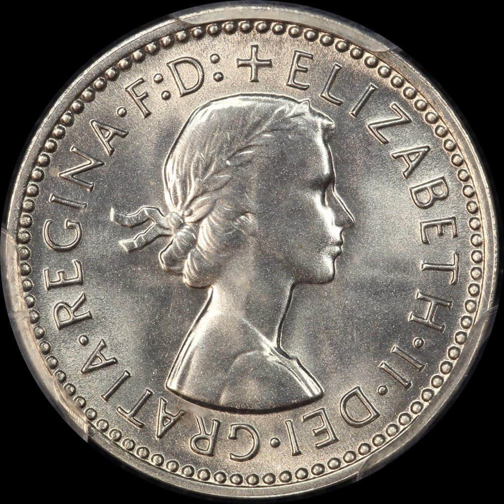 1959 Melbourne Proof Threepence PCGS PR67