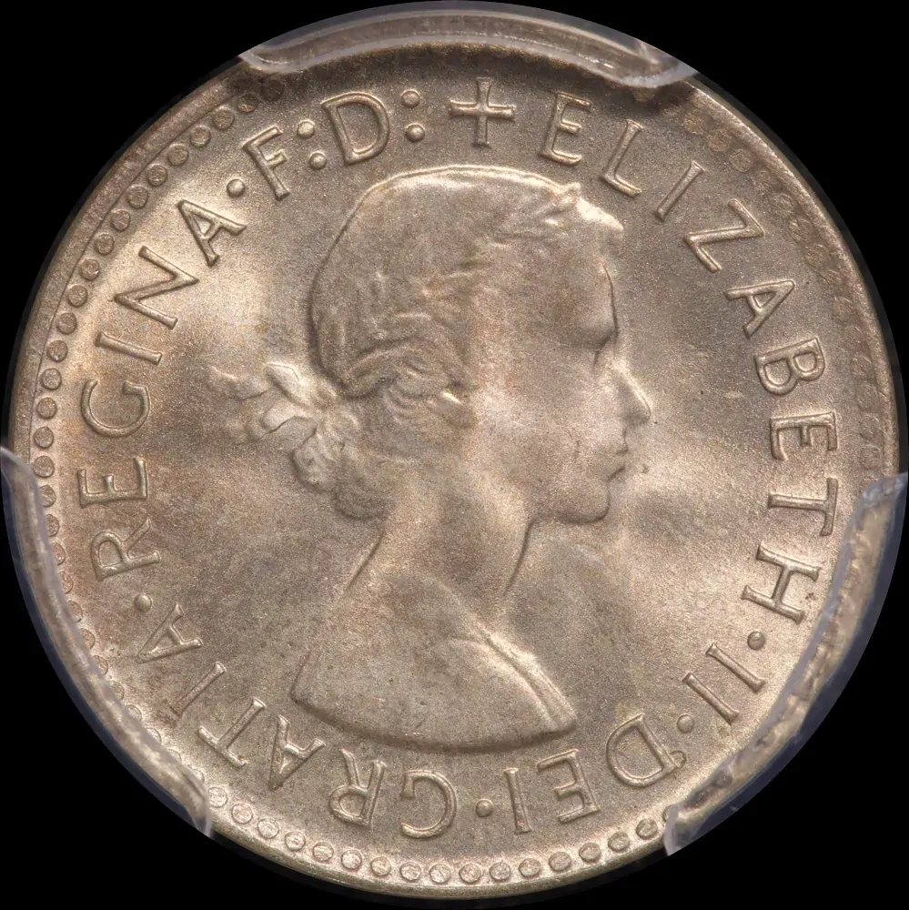 1960 Threepence Gem Unc (PCGS MS67)