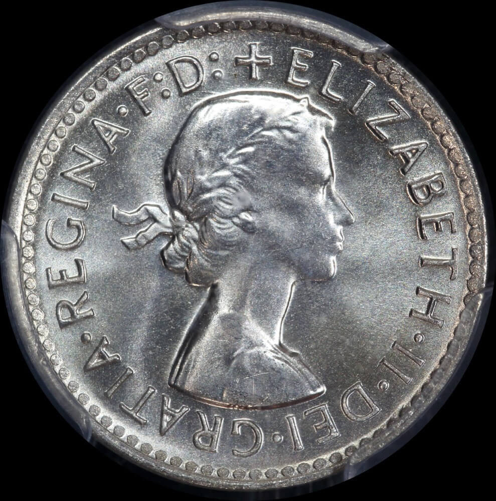 1961 Threepence Gem Unc (PCGS MS67) product image