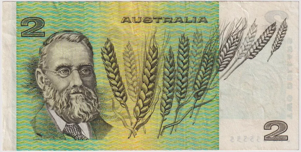 1979 $2 Note Knight/Stone R87 Very Fine Solid Serial