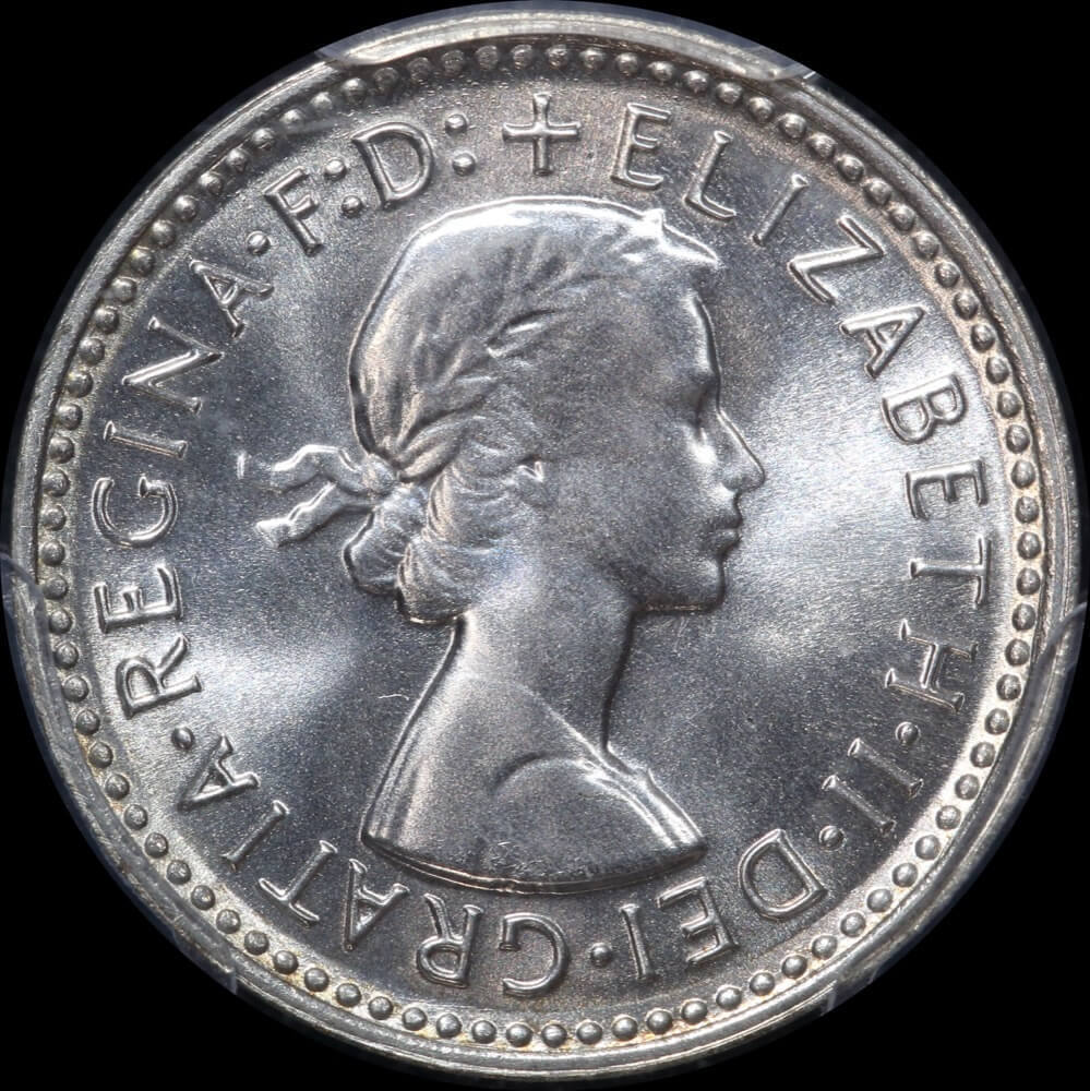 1962 Melbourne Proof Threepence PCGS PR67