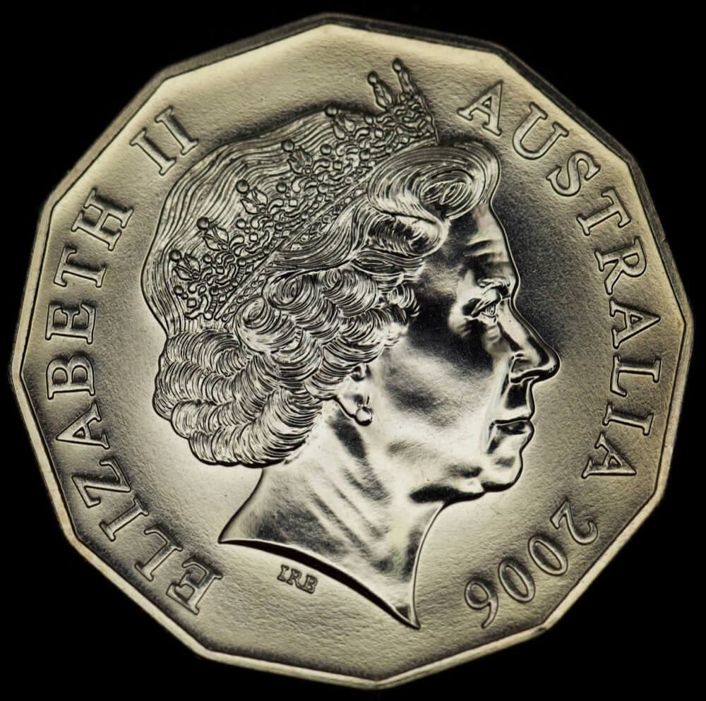 2006 50 Cent Uncirculated Coin - Royal Visit product image