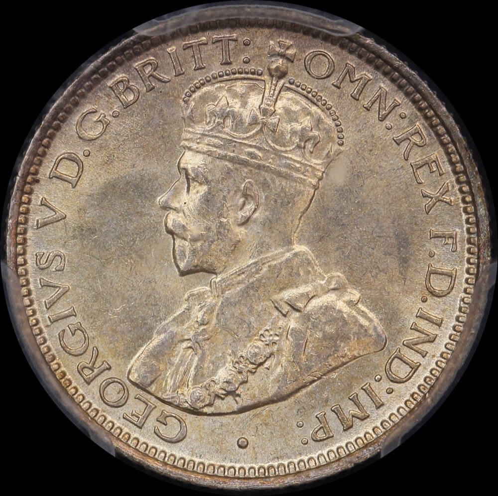 1911 Sixpence Choice Unc (PCGS MS64) Ex Borg collection