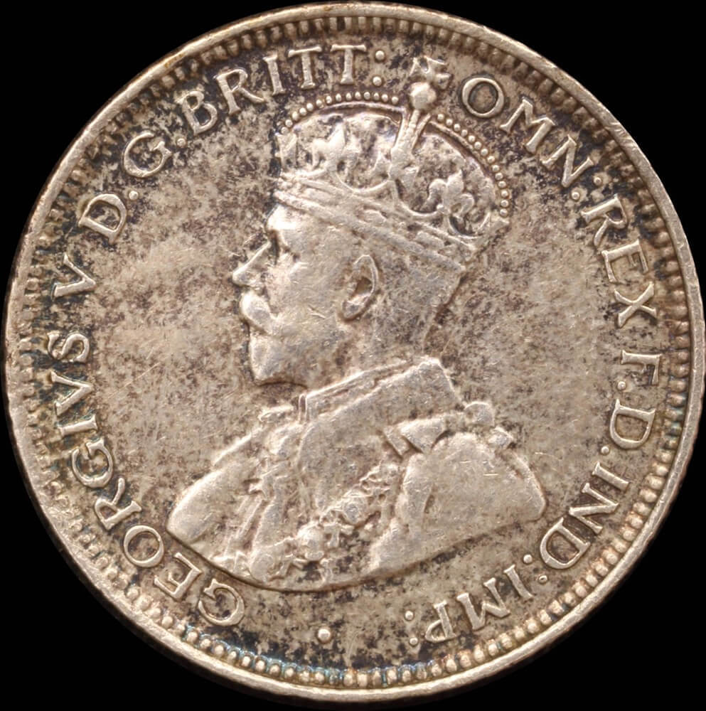 1914 Sixpence good VF