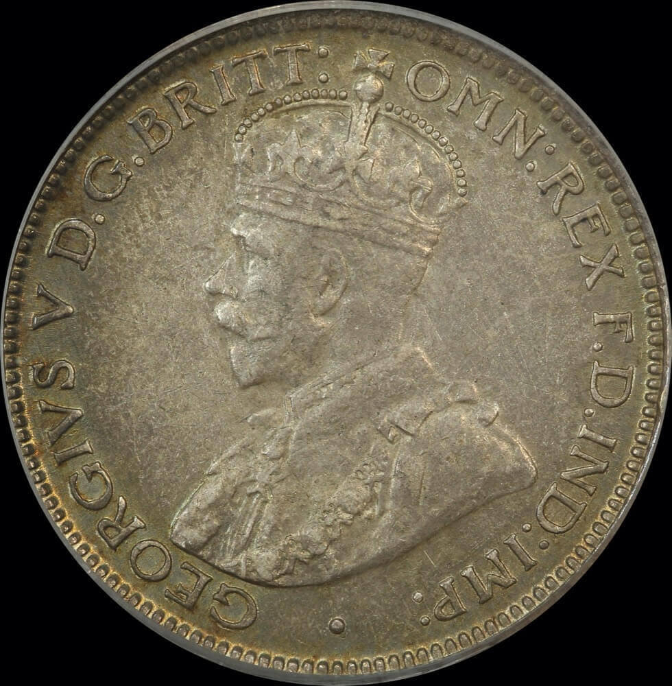 1916 Sixpence PCGS AU50