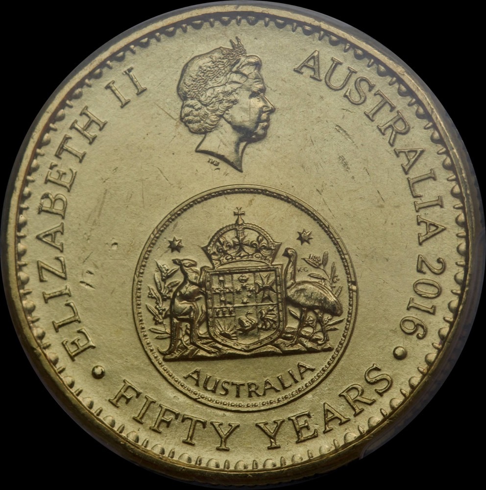 2016 One Dollar Decimal Changeover PCGS MS66 product image