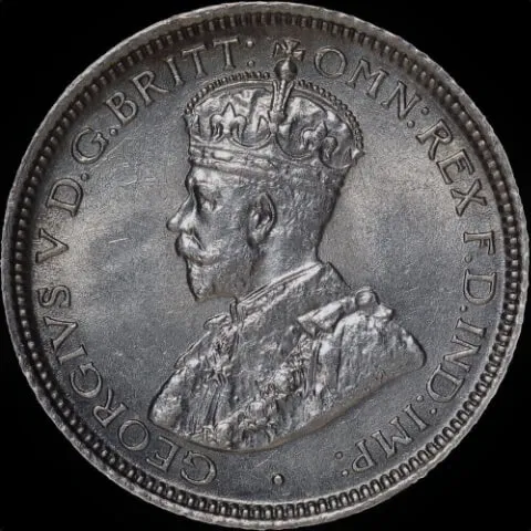 1917 Sixpence about Unc