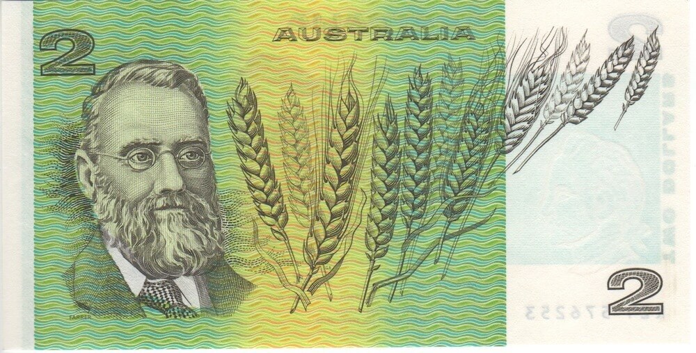 1985 $2 Note Johnston/Fraser R89 Uncirculated