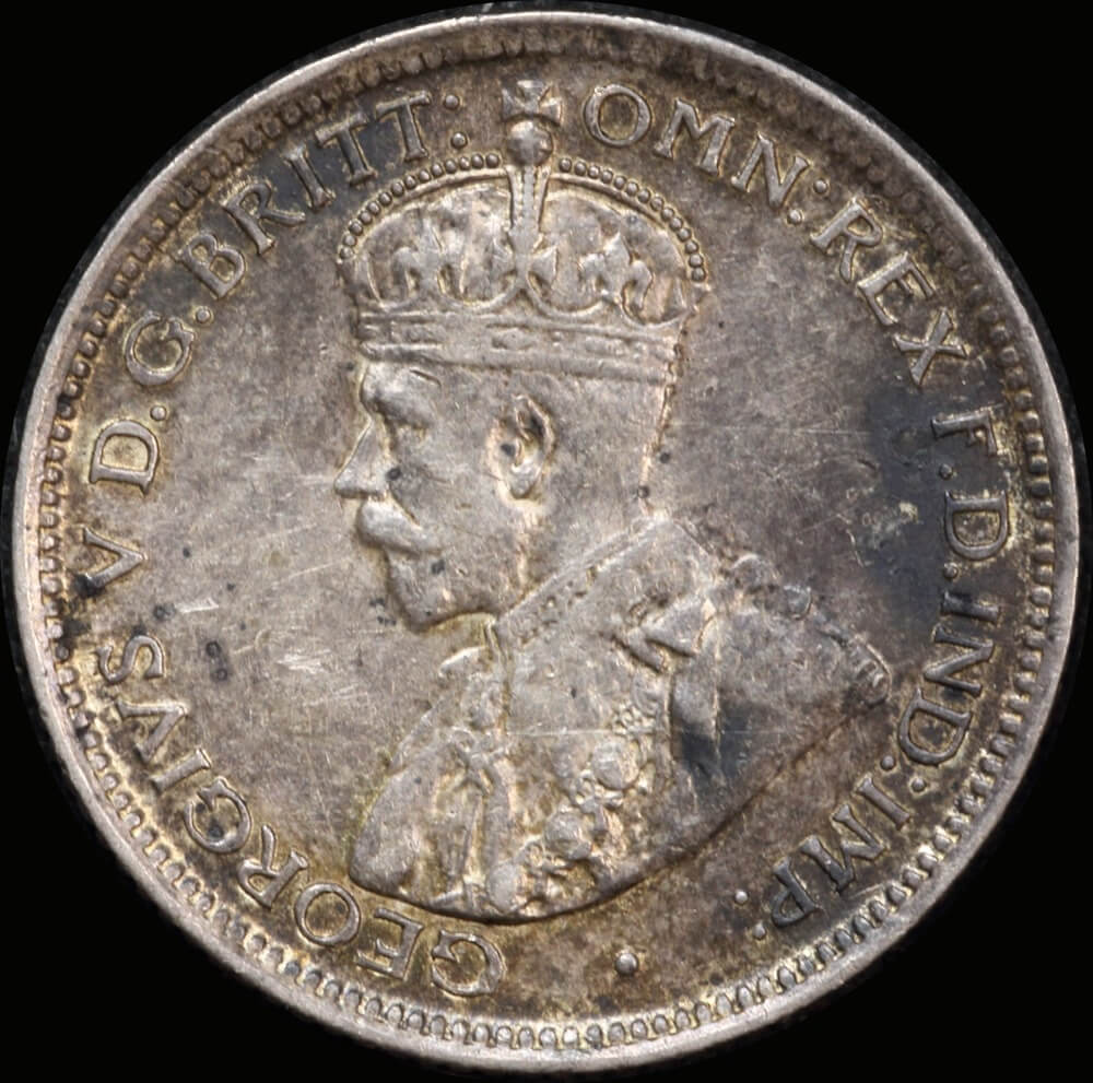 1918 Sixpence good EF