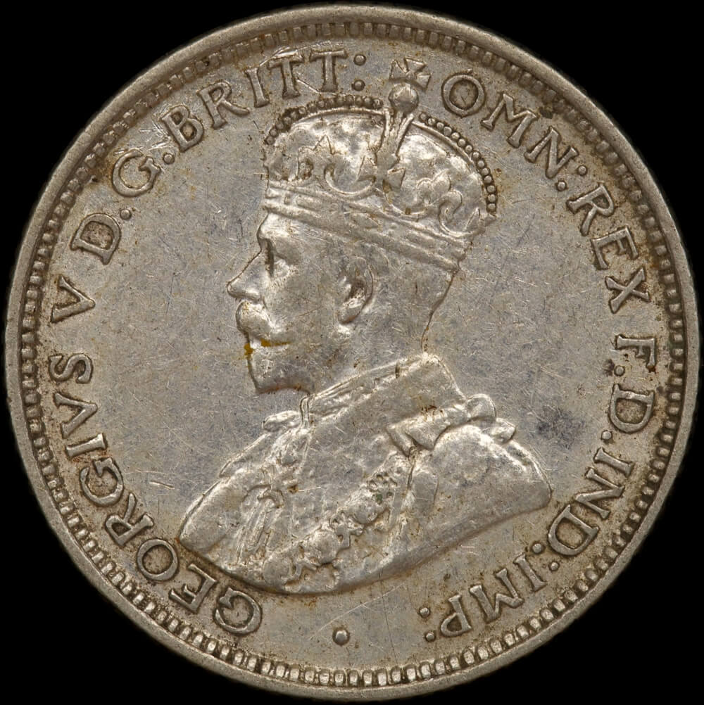 1918 Sixpence Very Fine
