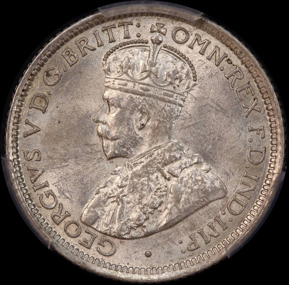 1919 Sixpence Uncirculated (PCGS MS62)