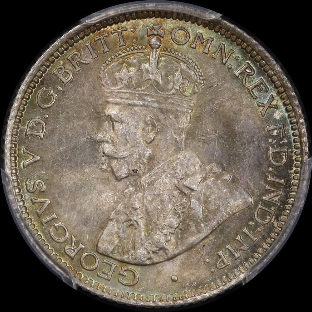 1928 Sixpence Choice Unc (PCGS MS64)