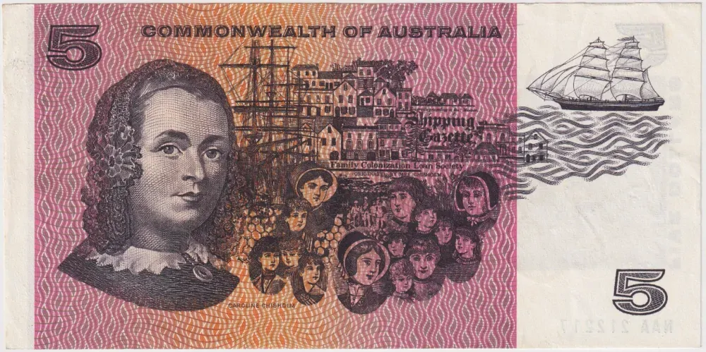 1967 $5 Note NAA First Prefix Coombs/Randall R202F Extremely Fine