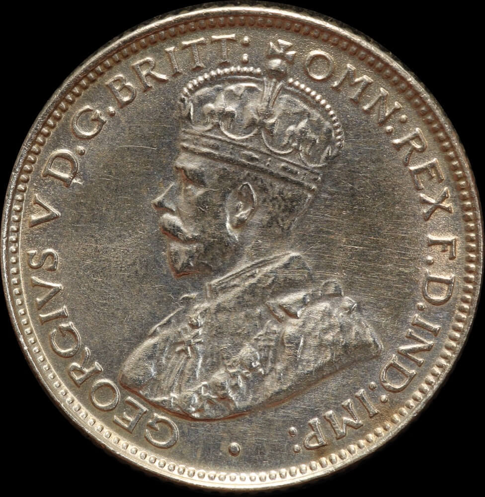 1934 Sixpence about Unc