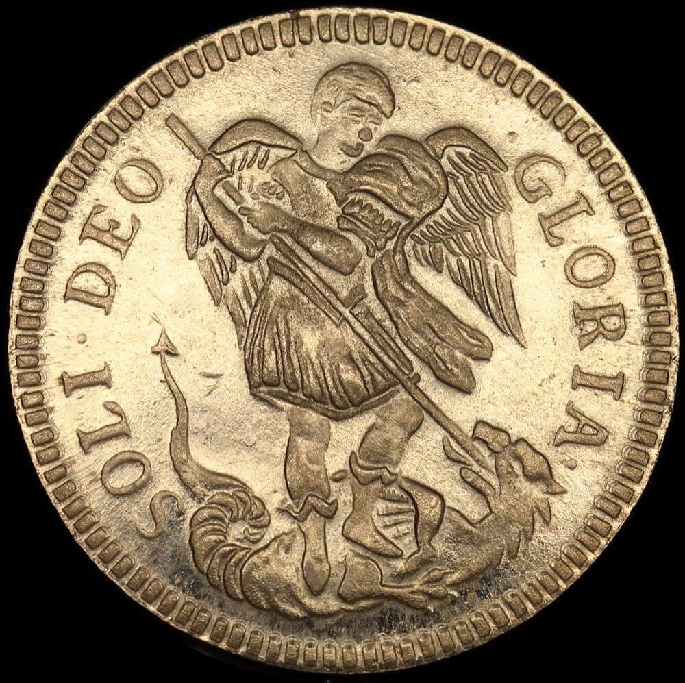 Johnson Matthey 1974 9ct Gold Reproduction Queen Anne Touch Piece