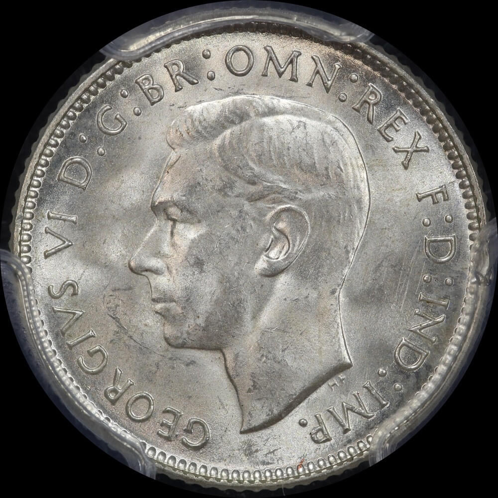1942-D Sixpence Gem Unc (PCGS MS65)