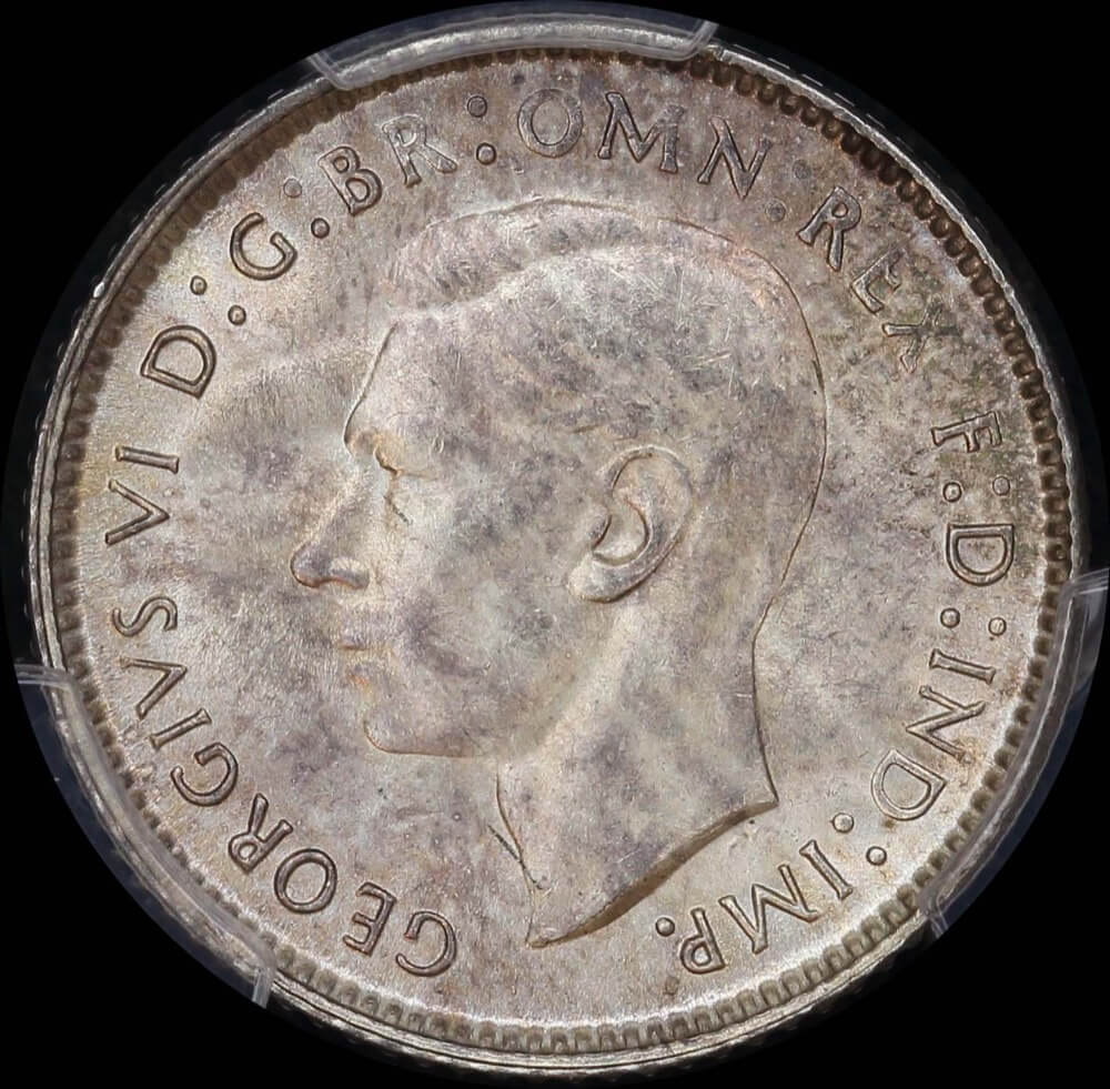 1944-S Sixpence Choice Unc (PCGS MS64)